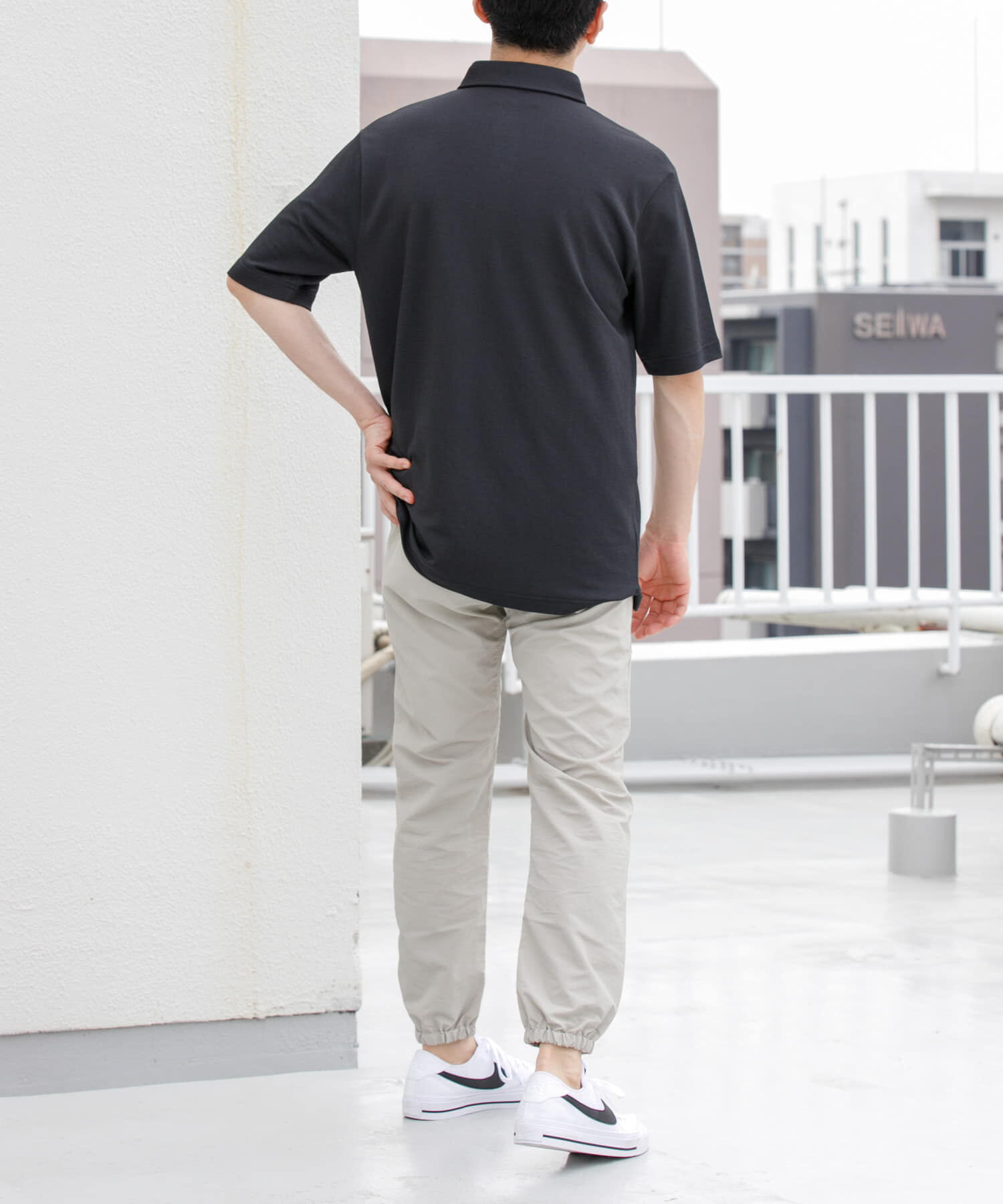 URBAN RESEARCH ROSSO「『WEB限定』『XLサイズあり』 リネン混カノコポロシャツ」|ポロシャツ|