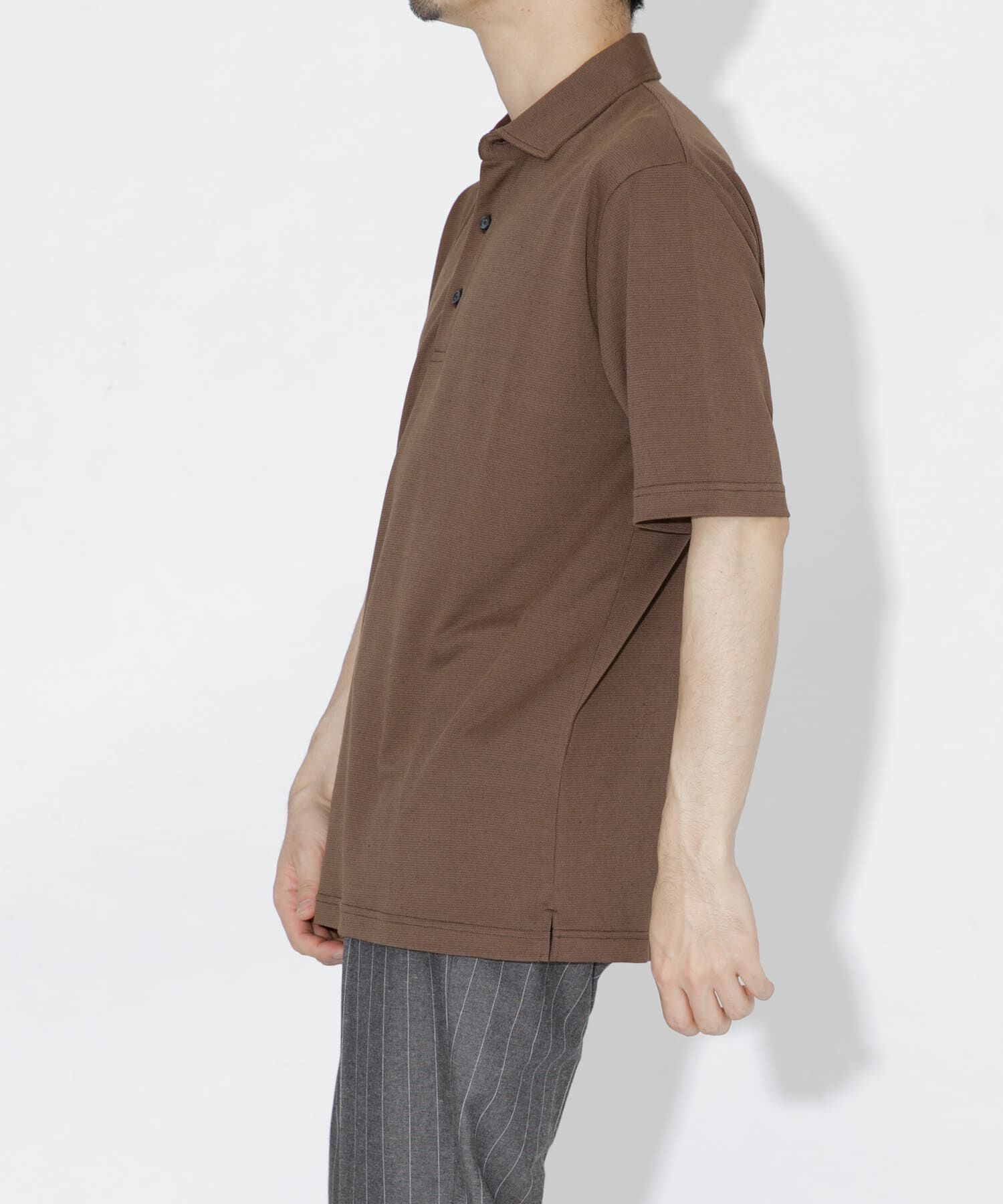 URBAN RESEARCH ROSSO「『WEB限定』『XLサイズあり』 リネン混カノコポロシャツ」|ポロシャツ|