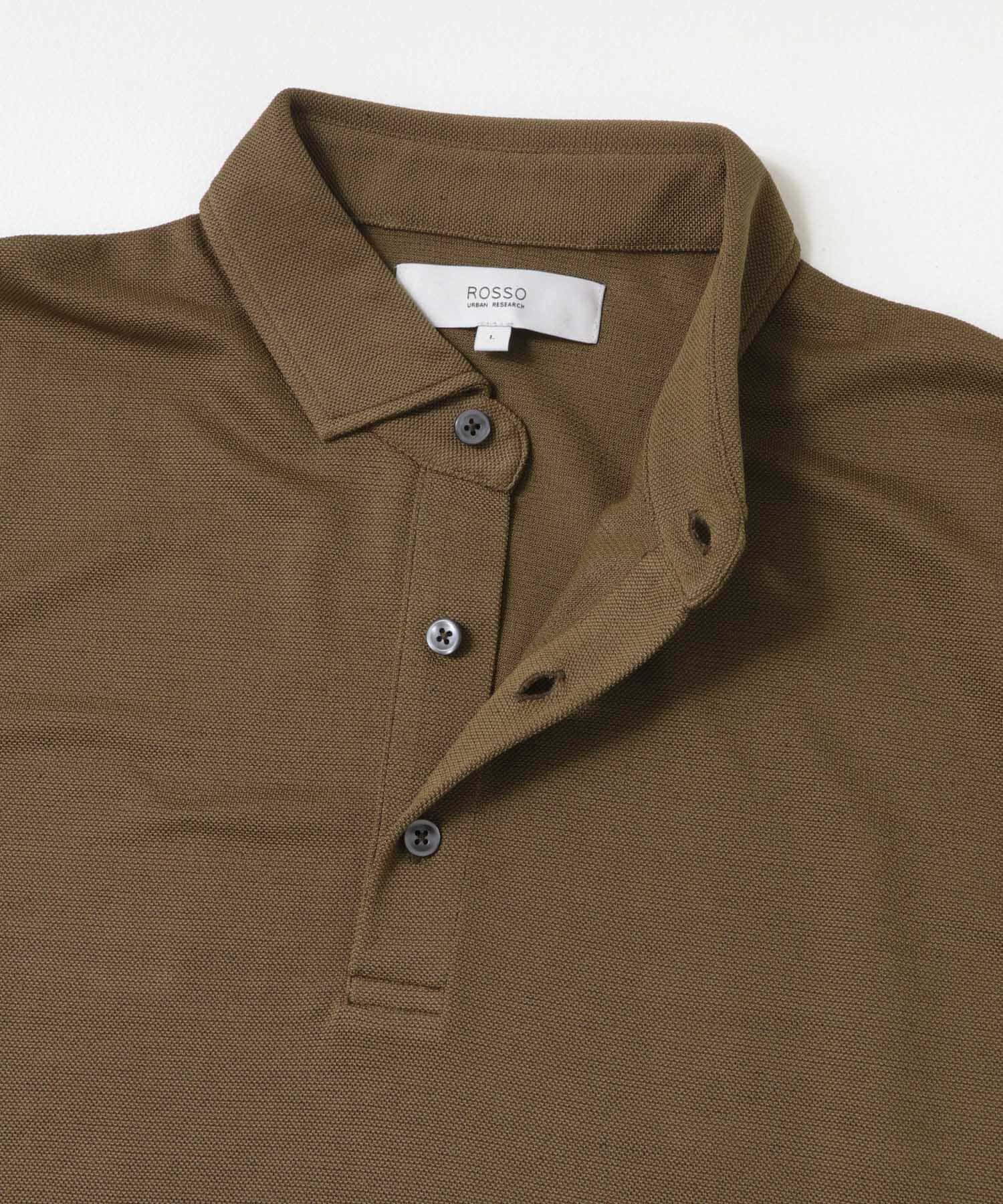 URBAN RESEARCH ROSSO「『WEB限定』『XLサイズあり』 リネン混カノコポロシャツ」|ポロシャツ|