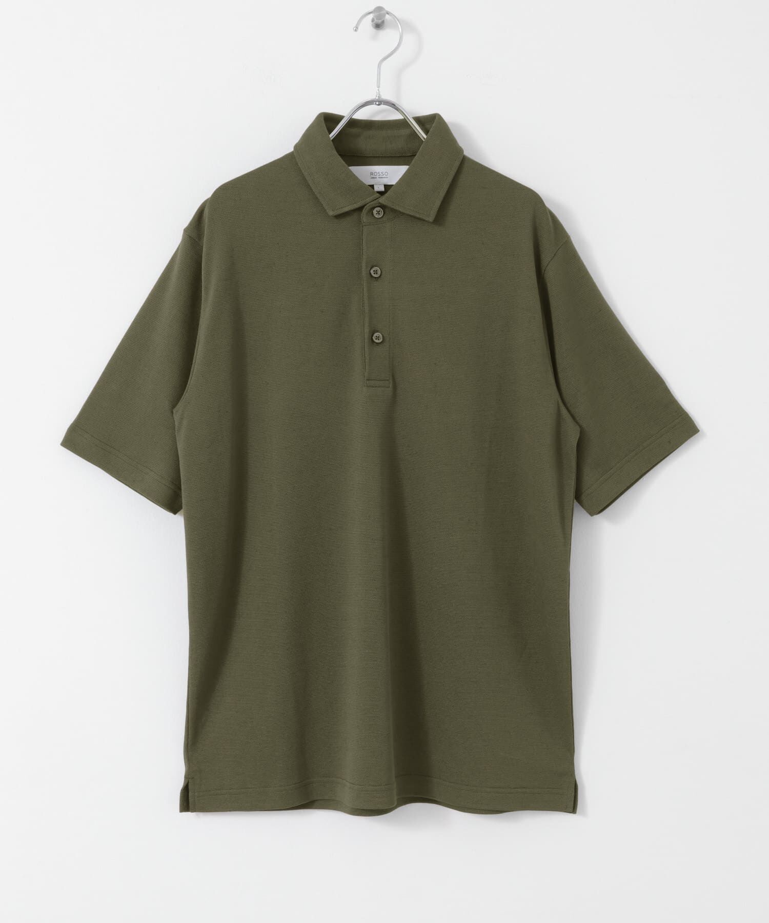 URBAN RESEARCH ROSSO「『WEB限定』『XLサイズあり』 リネン混カノコポロシャツ」|ポロシャツ|