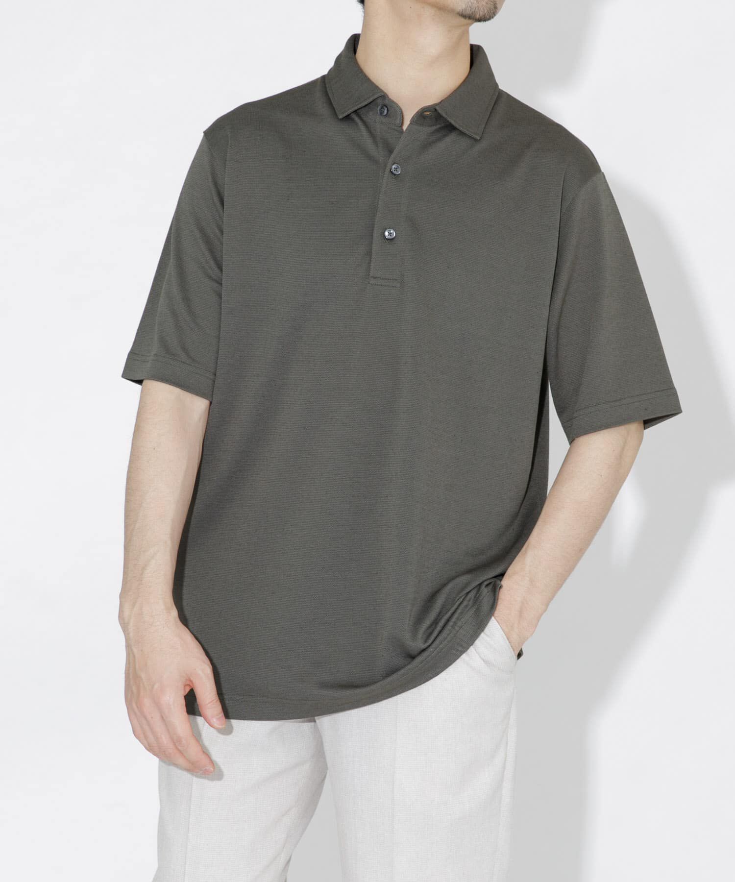 URBAN RESEARCH ROSSO「『WEB限定』『XLサイズあり』 リネン混カノコポロシャツ」|ポロシャツ|