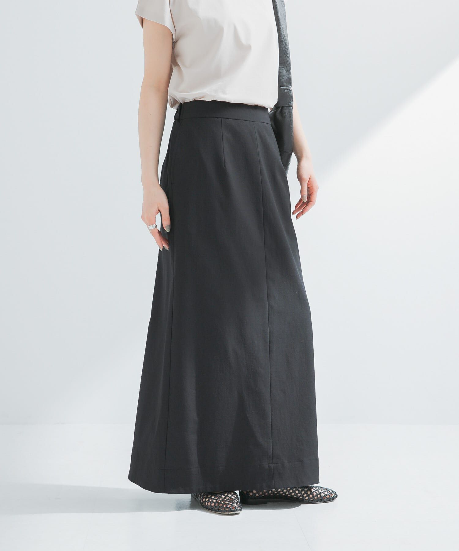 URBAN RESEARCH「『2サイズ展開』リネン混ロングスカート」|スカート|