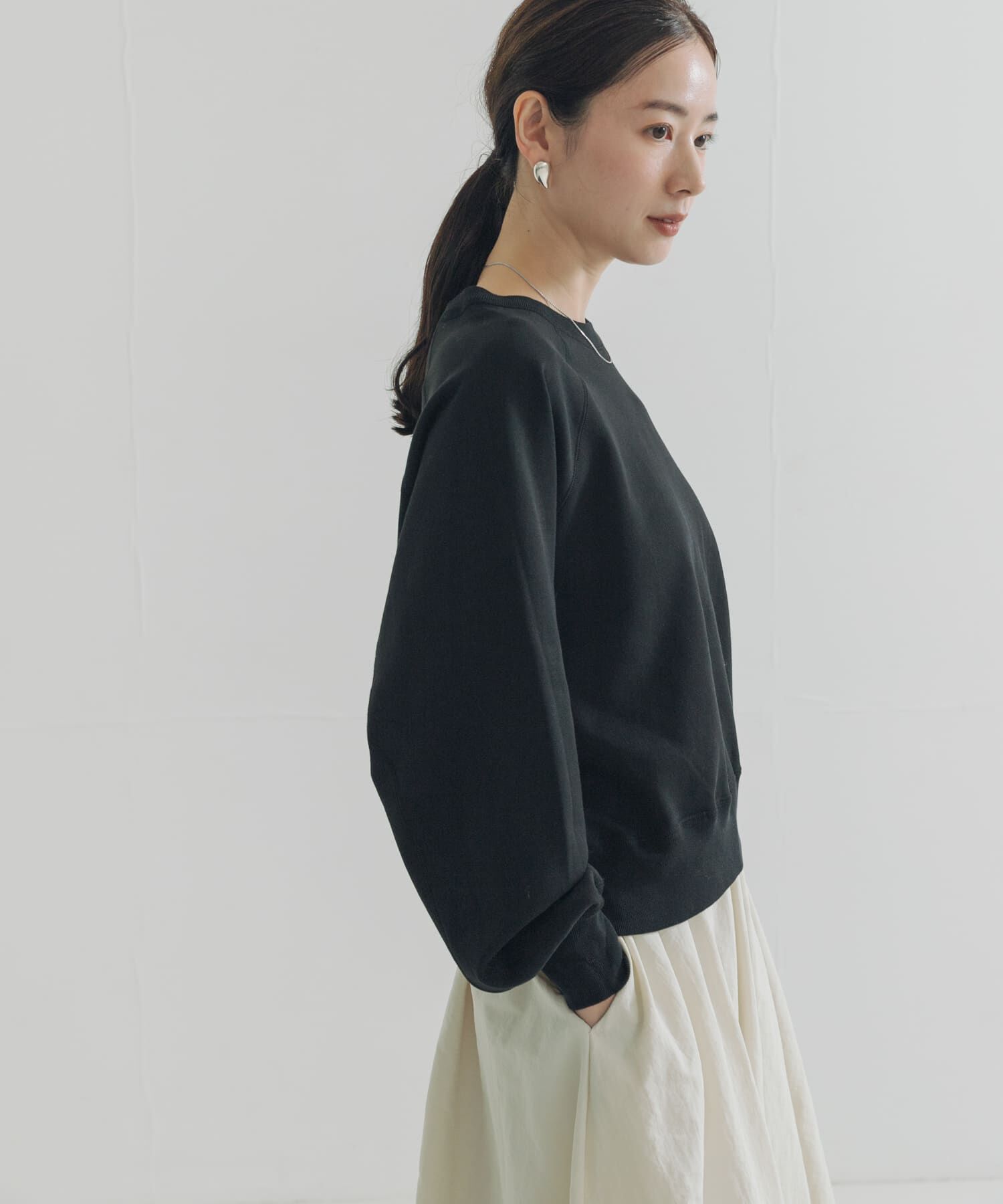 URBAN RESEARCH「スーピマコットンラグランスウェット」|スウェット・ジャージ|