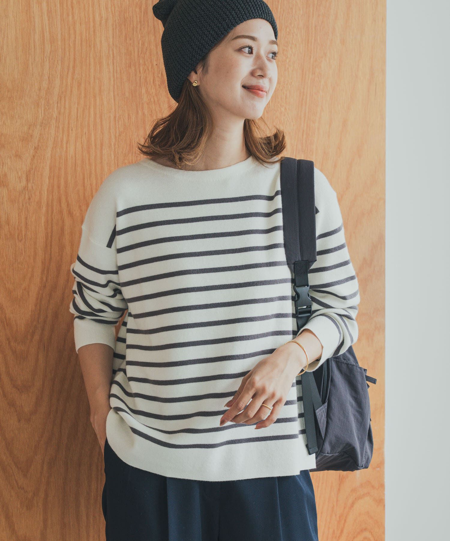 URBAN RESEARCH DOORS「パネルボーダーKNIT」|ニット・セーター|