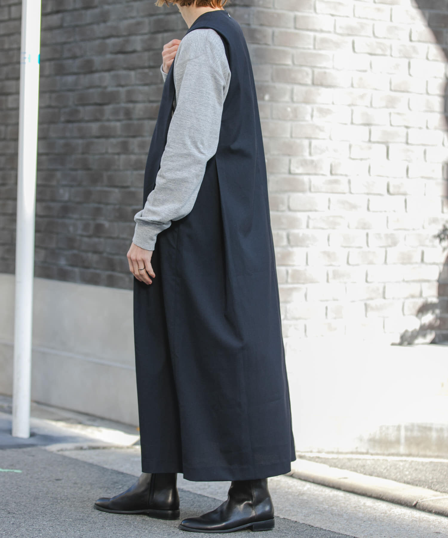 URBAN RESEARCH DOORS「FORK&SPOON　キャリーマンジャンパースカート」|ワンピース|