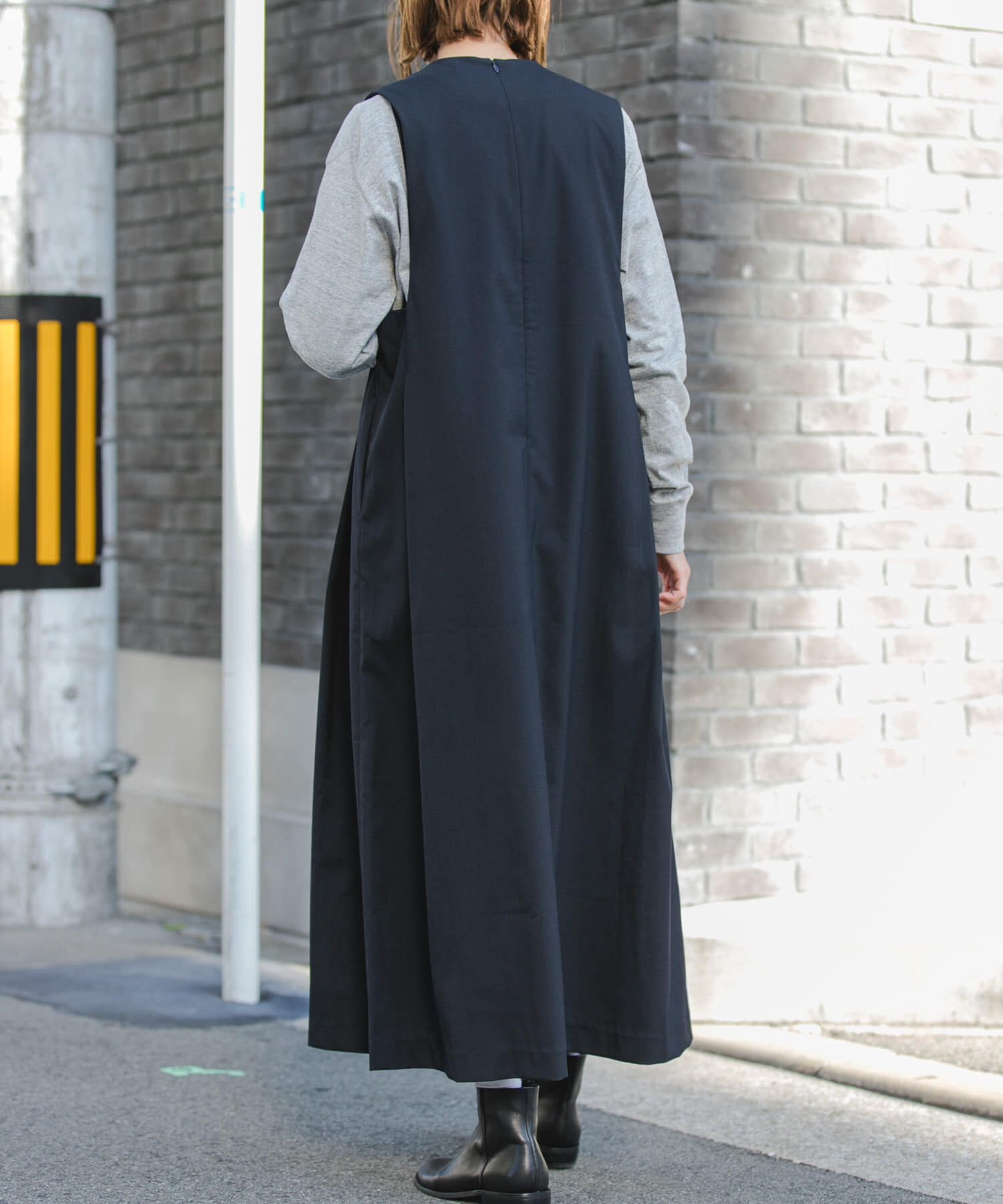 URBAN RESEARCH DOORS「FORK&SPOON　キャリーマンジャンパースカート」|ワンピース|