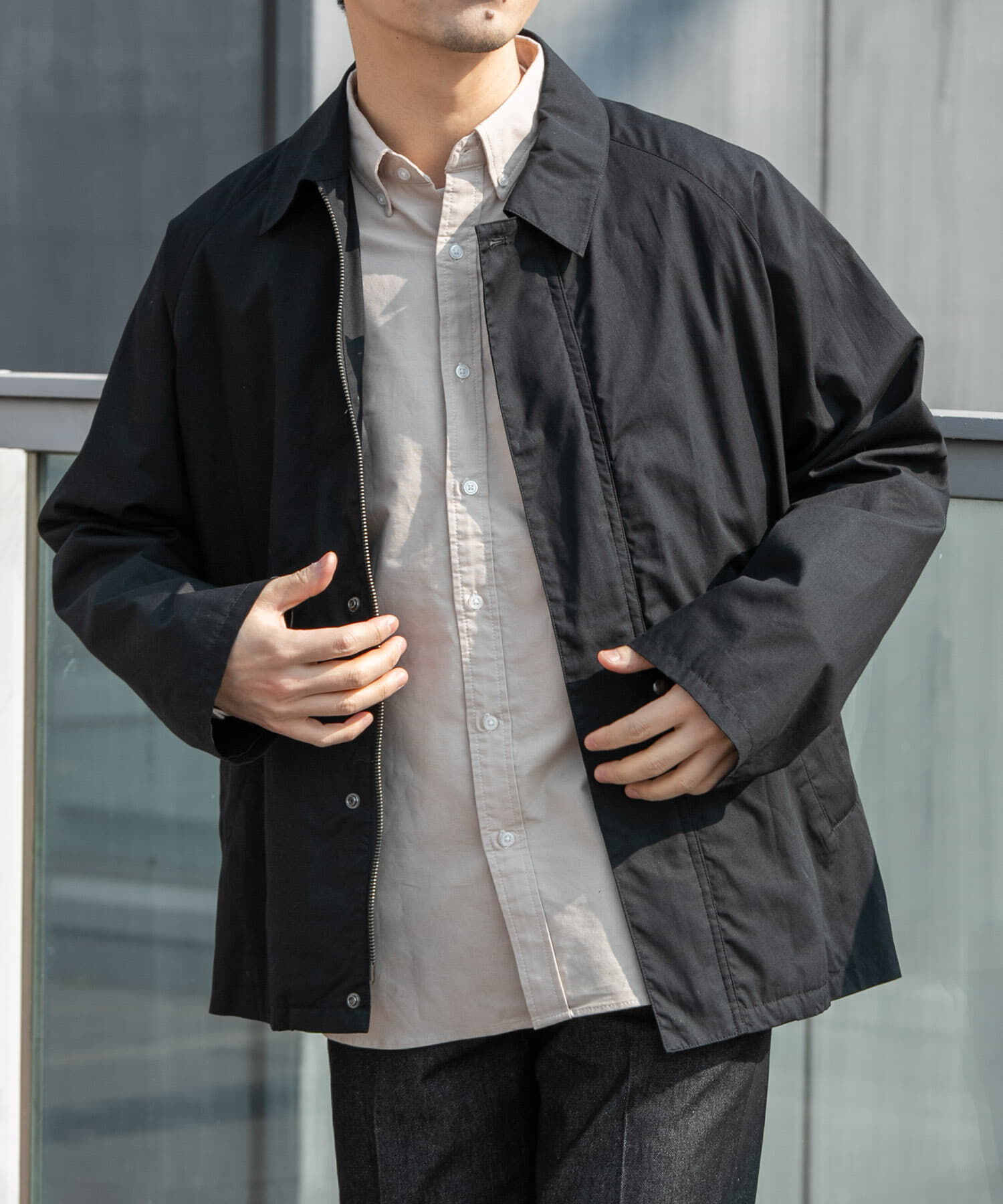 URBAN RESEARCH ROSSO「『撥水』タイプライターブルゾン」|ブルゾン・スタジャン|