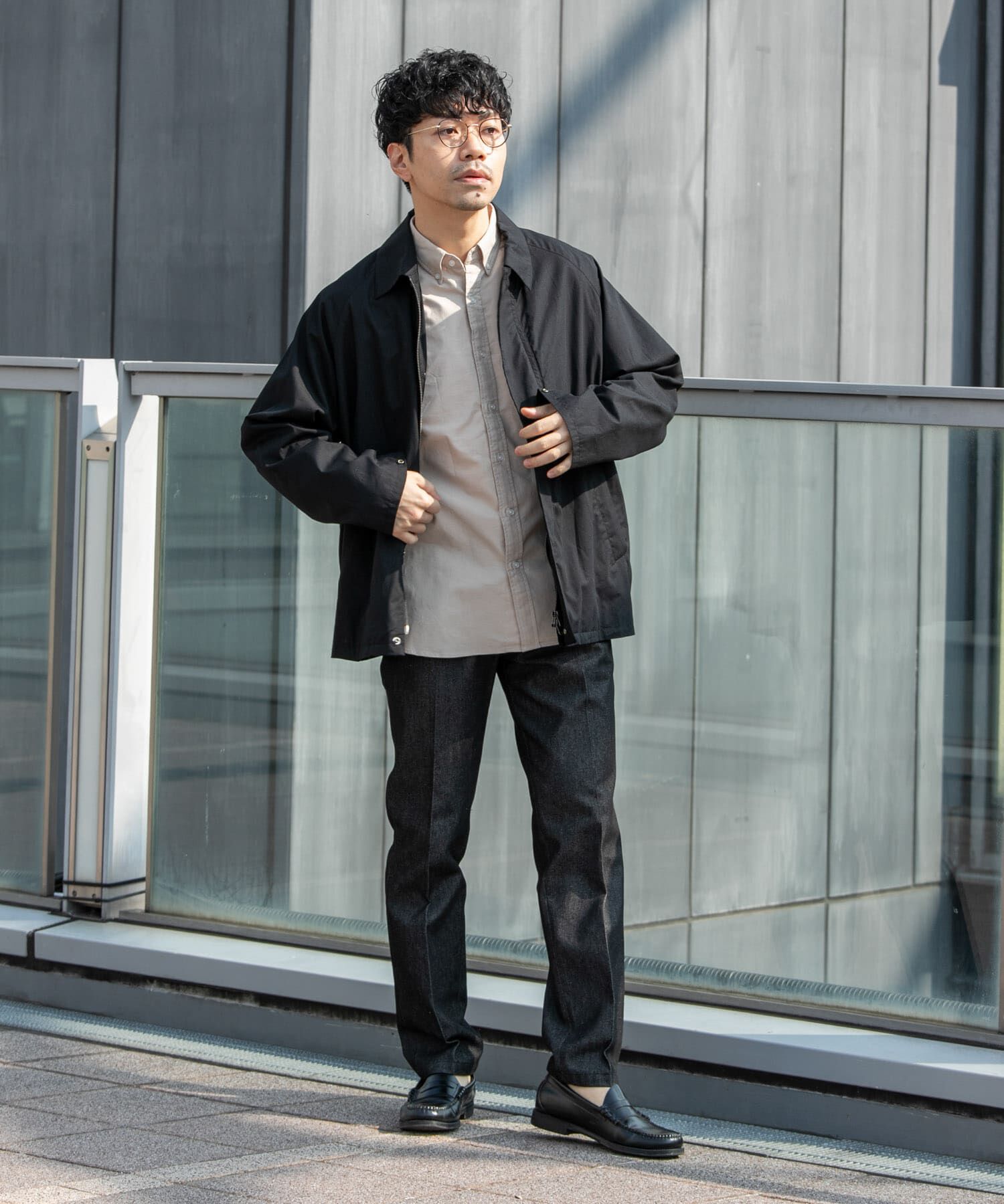 URBAN RESEARCH ROSSO「『撥水』タイプライターブルゾン」|ブルゾン・スタジャン|