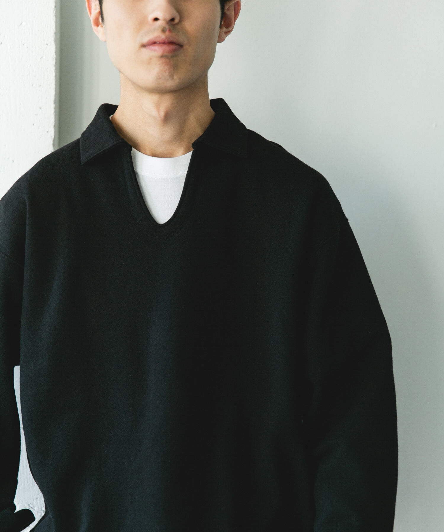 URBAN RESEARCH DOORS「TOMPKINS裏毛 スキッパースウェット」|スウェット・ジャージ|