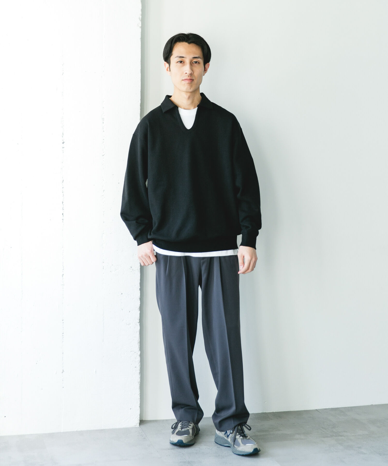 URBAN RESEARCH DOORS「TOMPKINS裏毛 スキッパースウェット」|スウェット・ジャージ|