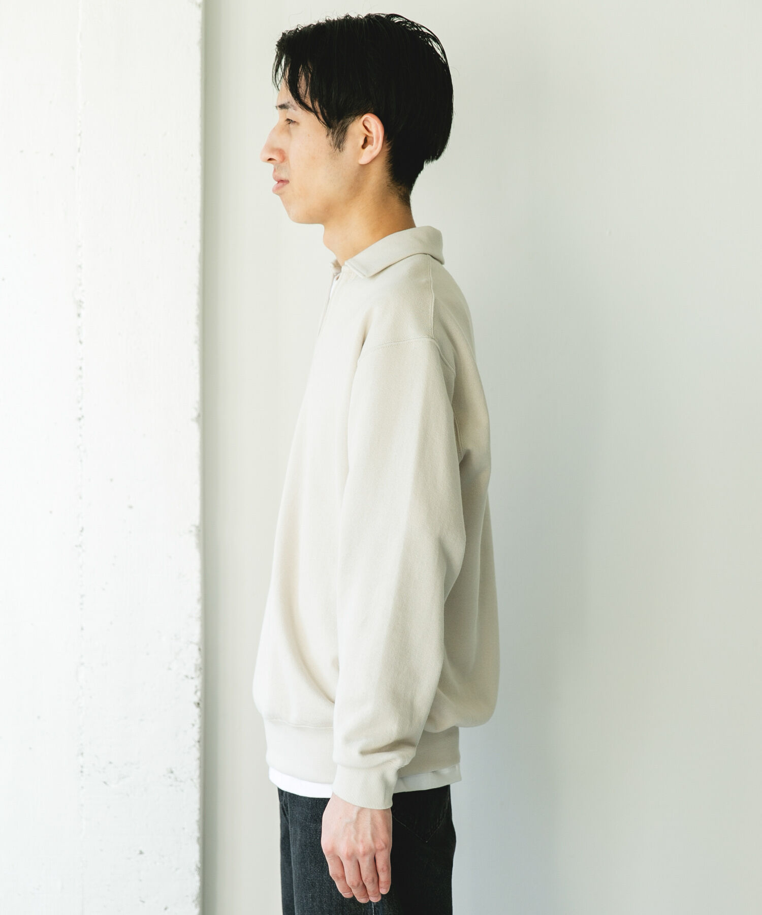 URBAN RESEARCH DOORS「TOMPKINS裏毛 スキッパースウェット」|スウェット・ジャージ|