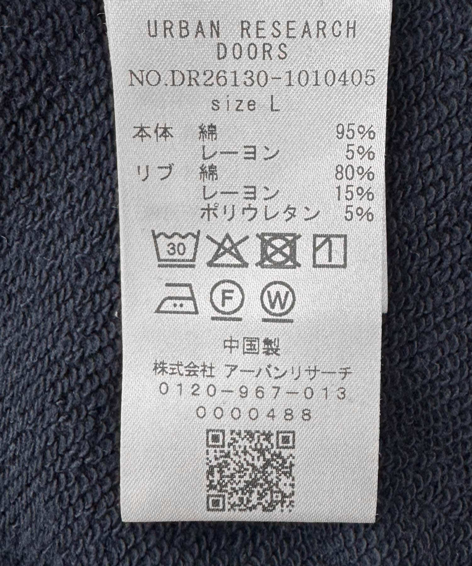 URBAN RESEARCH DOORS「TOMPKINS裏毛 スキッパースウェット」|スウェット・ジャージ|