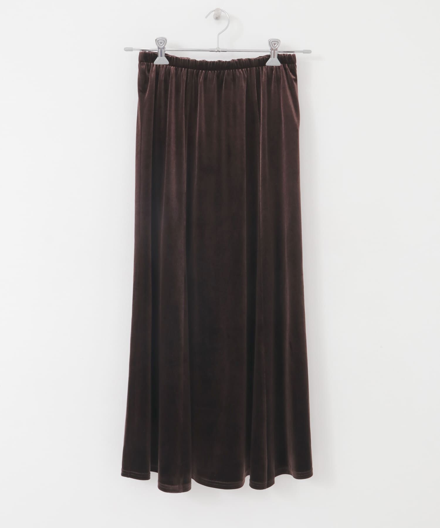  「セミフレアベロアスカート」|スカート|