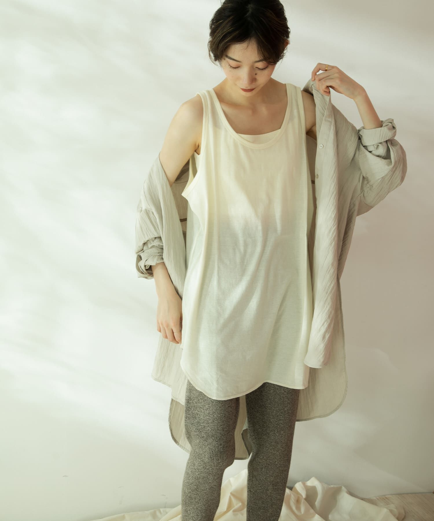  「ブラキャミソールセットタンクトップ」|タンクトップ|