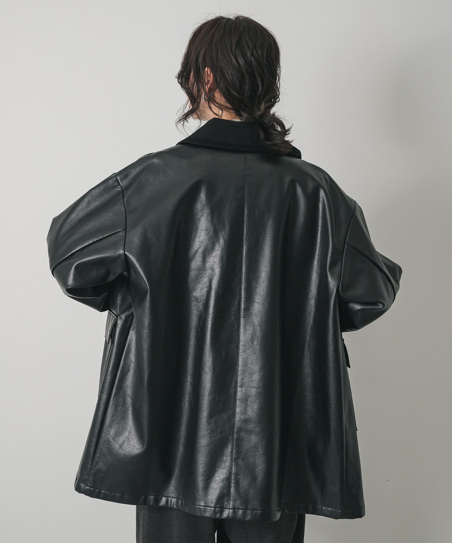 SENSE OF PLACE by URBAN RESEARCH「FLハンティングジャケット」|ノーカラーコート|