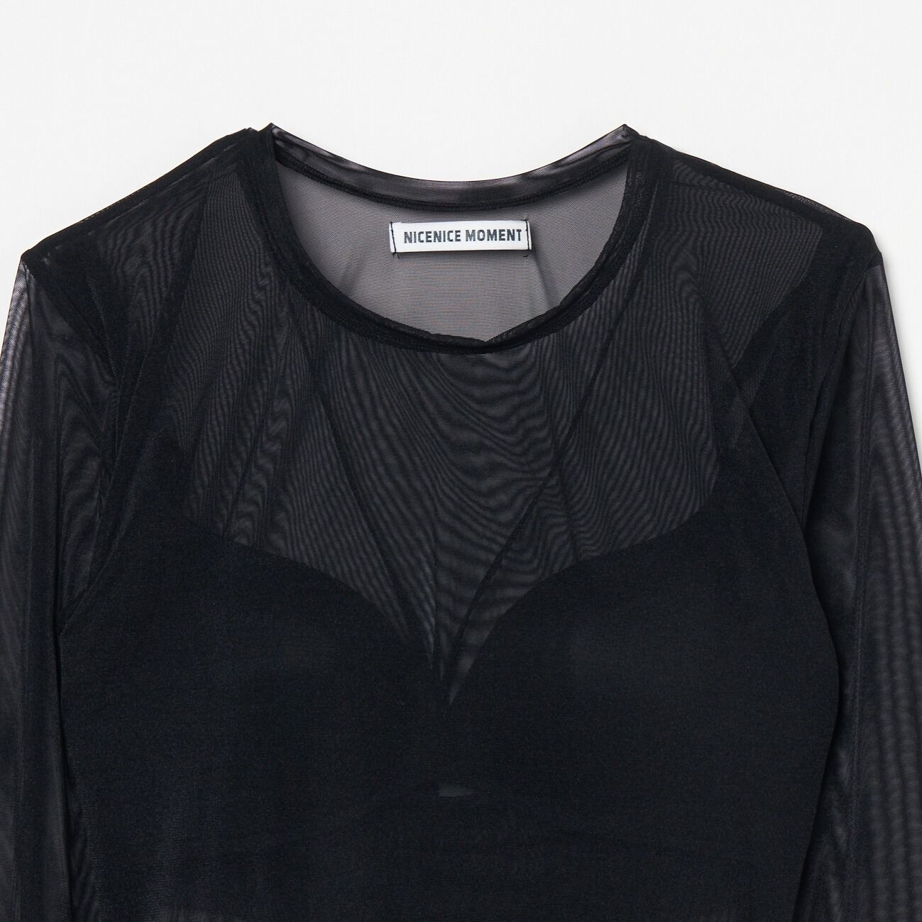  「NICENICE MOMENT MESH LONGSLEEVE SHELL」|Tシャツ・カットソー|