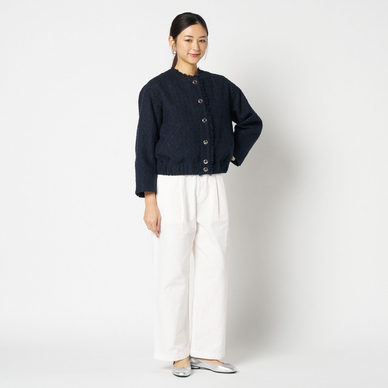 HELIOPOLE「HELIOPOLE TWEED BLOUSON」|ブルゾン・スタジャン|