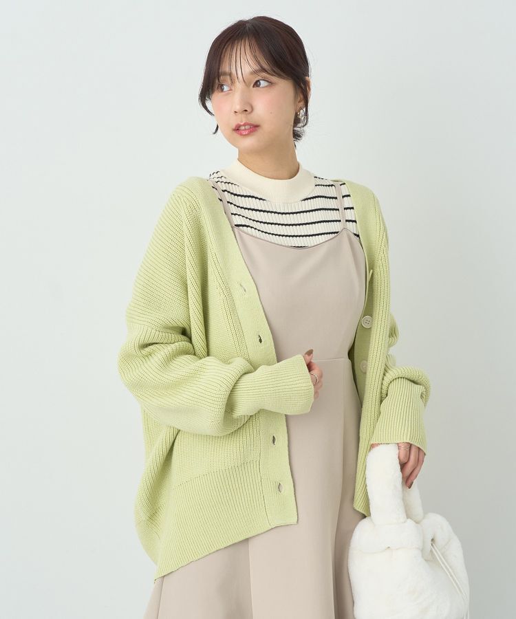 earth music&ecology「アンチピリングVネックカーディガン」|カーディガン|