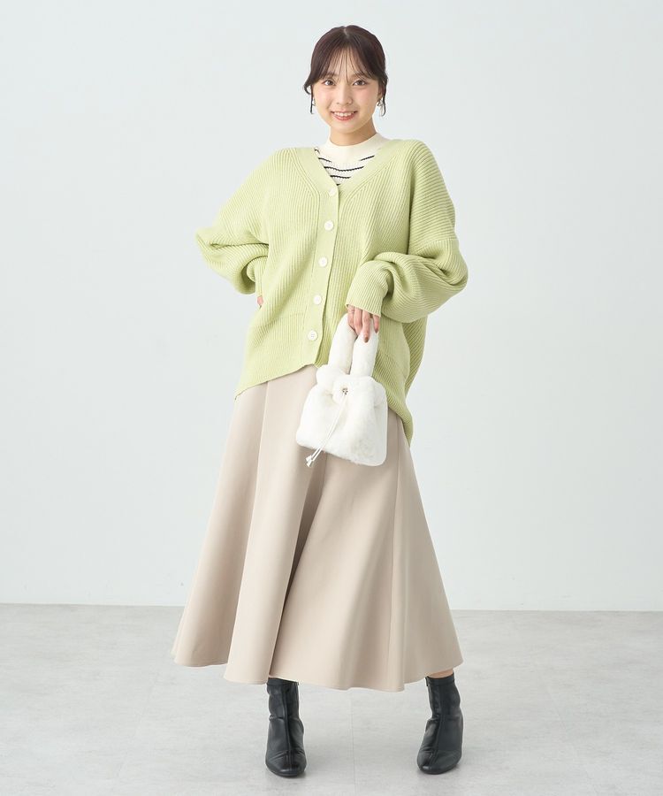 earth music&ecology「アンチピリングVネックカーディガン」|カーディガン|