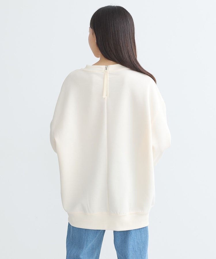 earth music&ecology「ダンボールニットバックZIPチュニック」|チュニック|