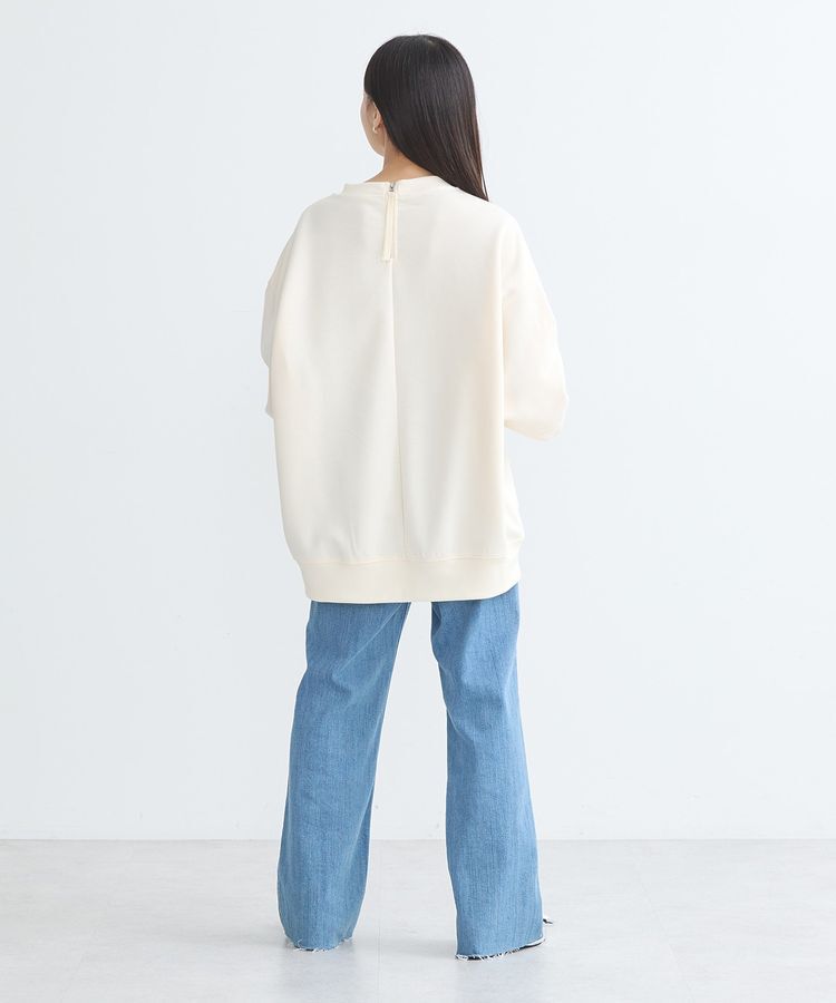 earth music&ecology「ダンボールニットバックZIPチュニック」|チュニック|