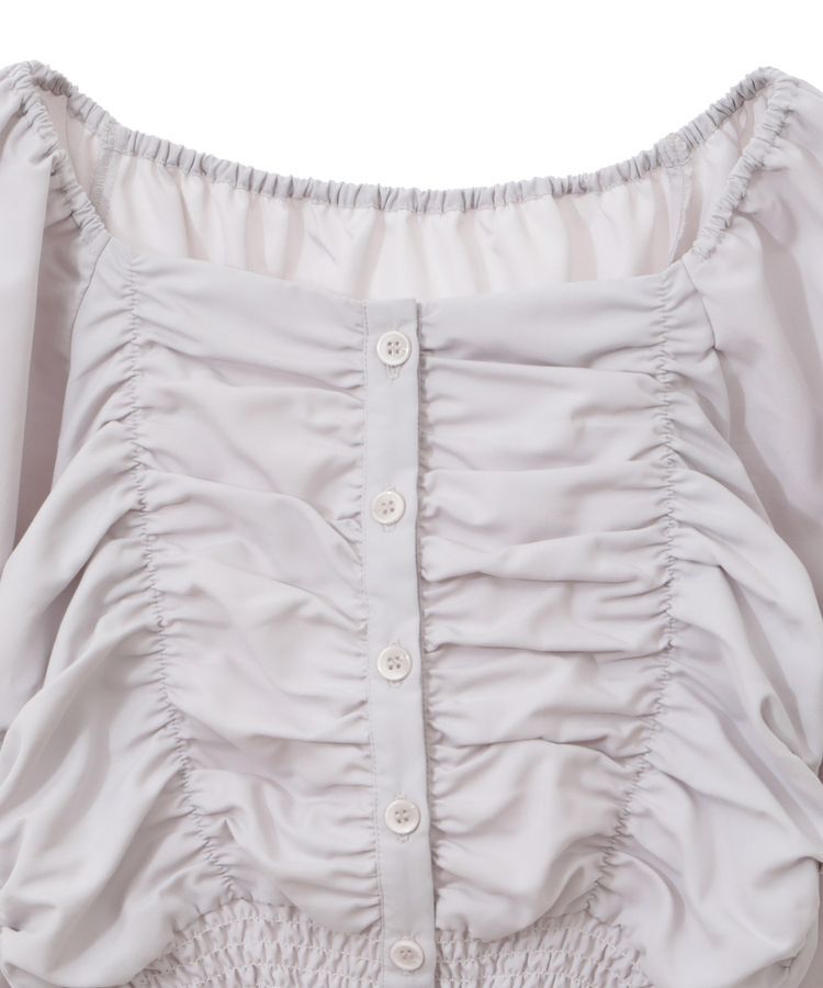 earth music&ecology「ピーチシャーリングブラウス」|シャツ・ブラウス|