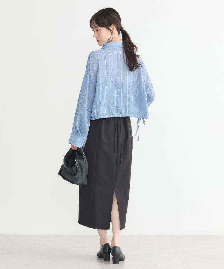 earth music&ecology「シアージャカードショートシャツ」|シャツ・ブラウス|