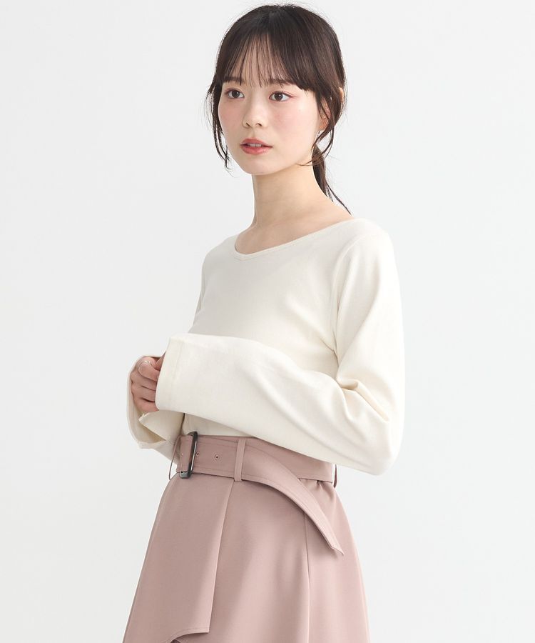 earth music&ecology「2WAYネックリブプルオーバー」|Tシャツ・カットソー|