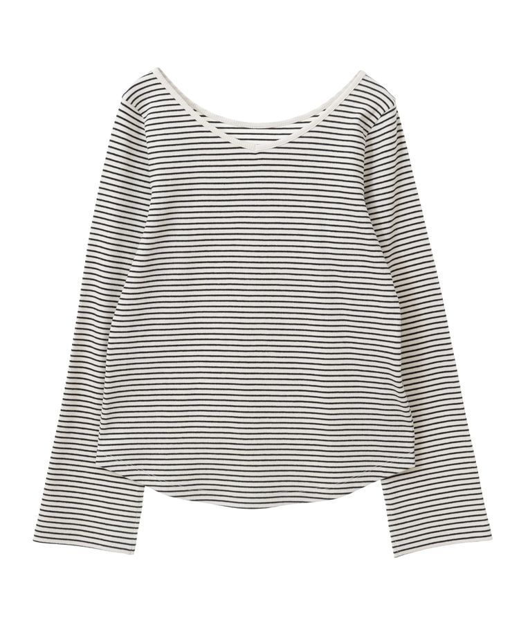 earth music&ecology「2WAYネックリブプルオーバー」|Tシャツ・カットソー|