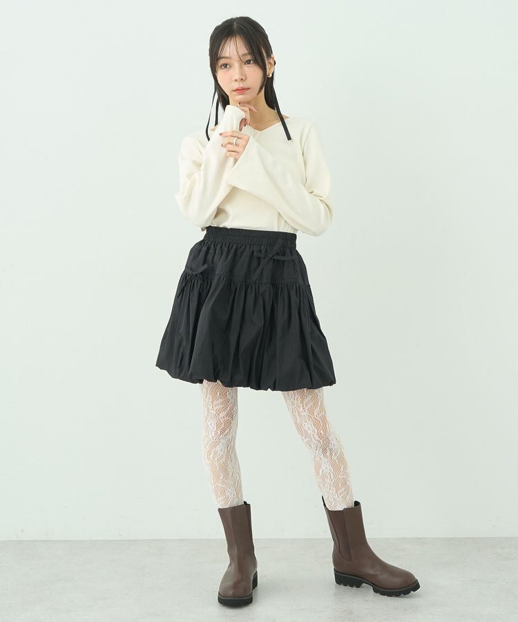 earth music&ecology「2WAYネックリブプルオーバー」|Tシャツ・カットソー|