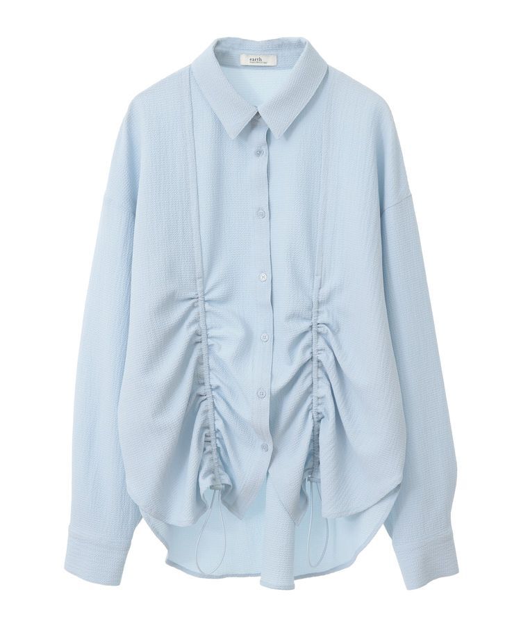 earth music&ecology「ドロストギャザーシャツ」|シャツ・ブラウス|