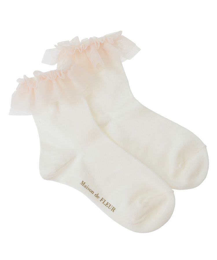Maison de FLEUR「チュールボリュームフリルソックス」|その他|