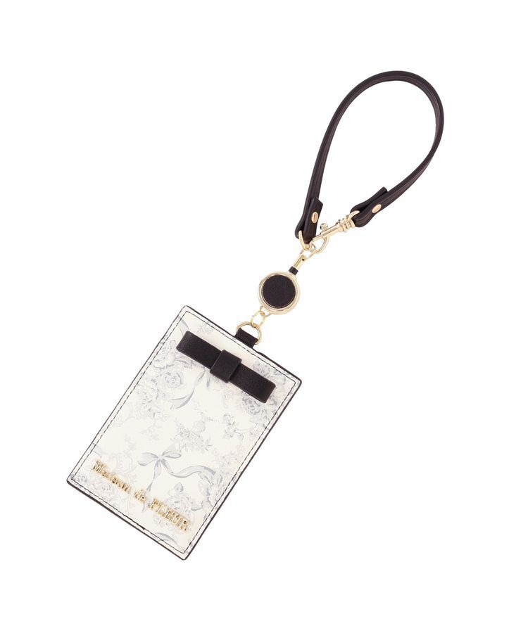 Maison de FLEUR「リール付きフラワーガーデン柄パスケース」|その他|