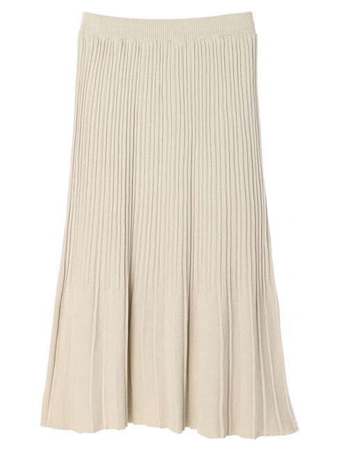 「ニットプリーツスカート」|スカート|