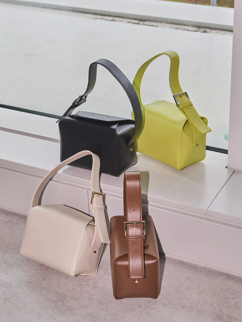  「ボックスショルダーバッグ」|ハンドバッグ|