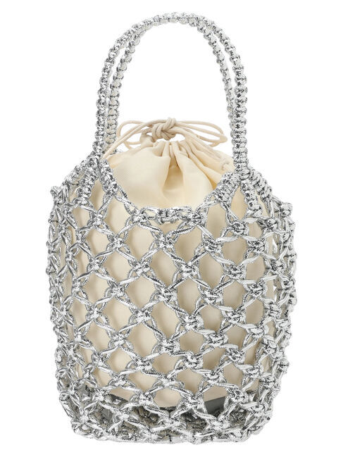  「OTO.HA.シルバー編みバッグ」|ハンドバッグ|