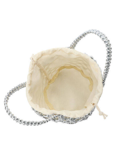  「OTO.HA.シルバー編みバッグ」|ハンドバッグ|