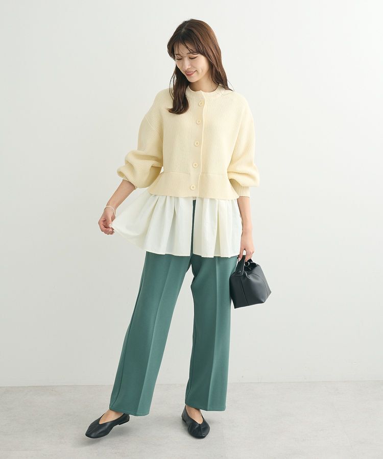 Green Parks「・ELENCARE DUE スソレイヤーニットカーディガン」|カーディガン|