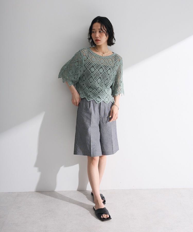 Green Parks「・SUGAR SPOON クロシェプルオーバー」|ニット・セーター|