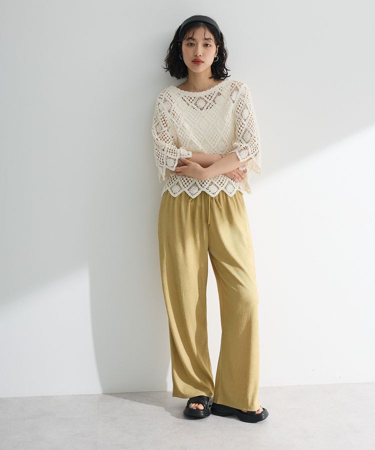 Green Parks「・SUGAR SPOON クロシェプルオーバー」|ニット・セーター|