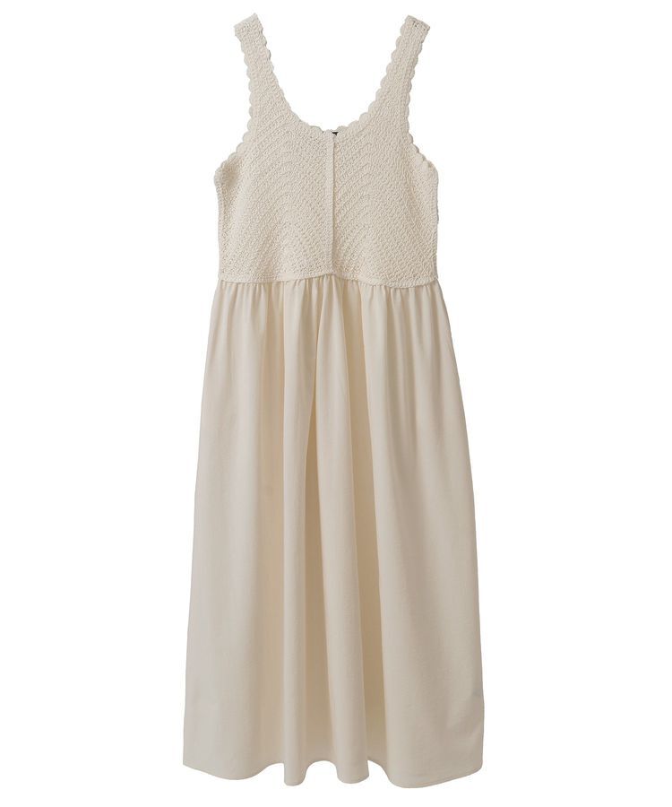 Green Parks「・SUGAR SPOON クロシェキリカエワンピース」|ワンピース|