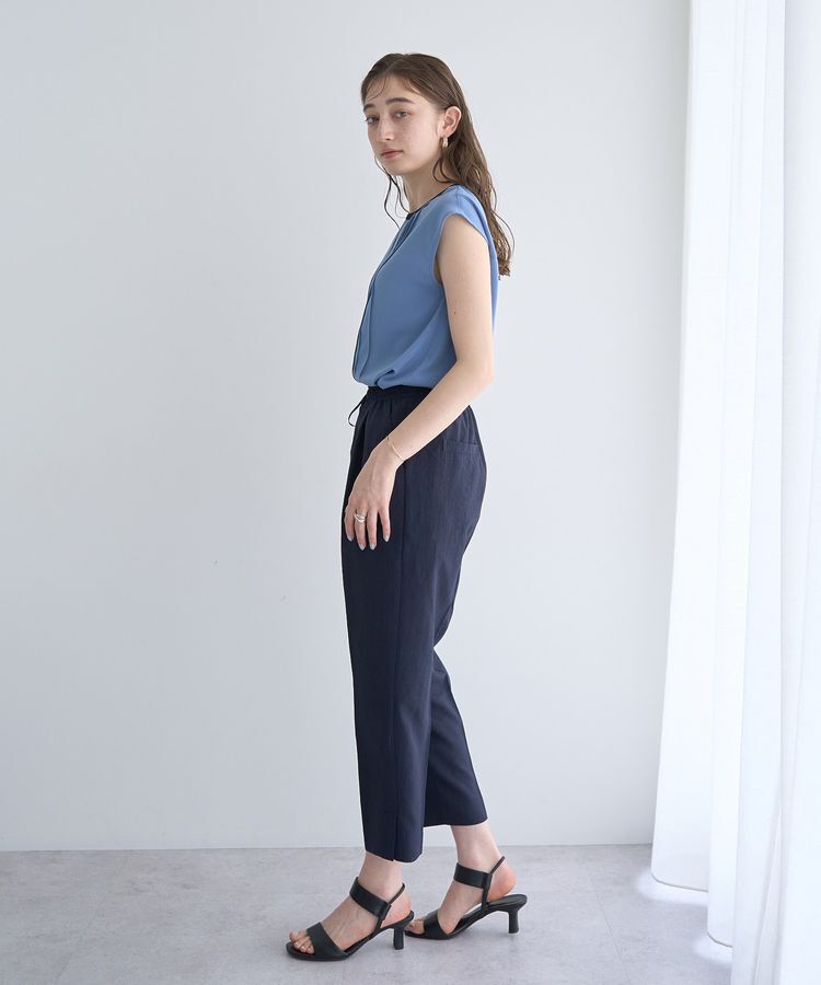 YECCA VECCA「配色タックデザインブラウス」|シャツ・ブラウス|