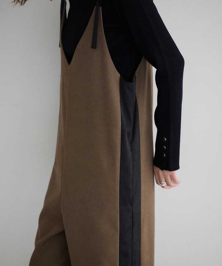 Editt by YECCA VECCA「サイドラインサロペット」|オールインワン|