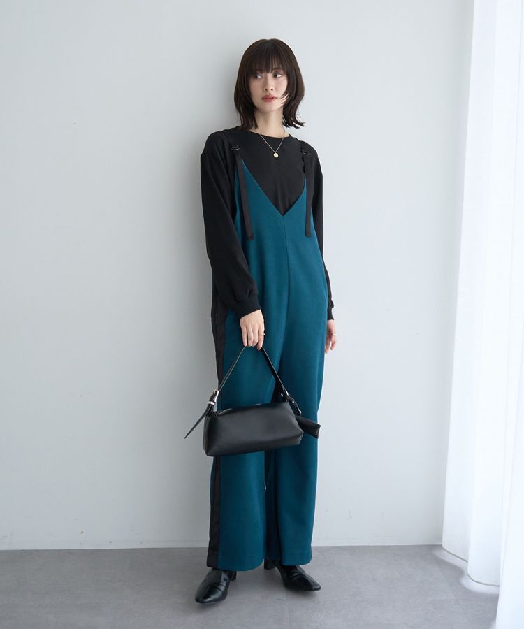 Editt by YECCA VECCA「サイドラインサロペット」|オールインワン|