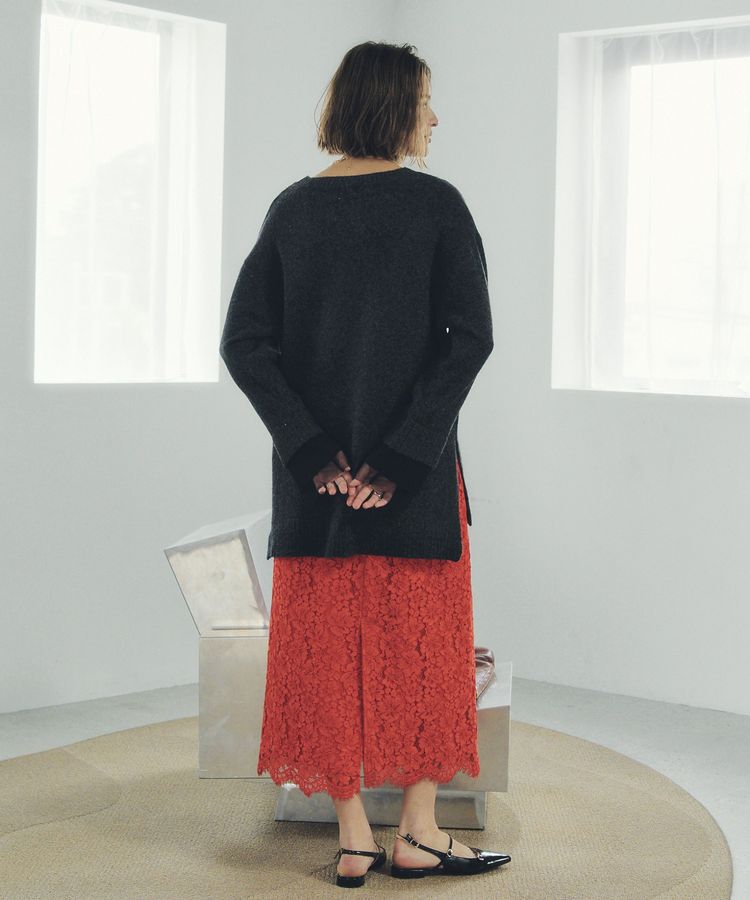 Editt by YECCA VECCA「袖レイヤードソフトニット」|ニット・セーター|