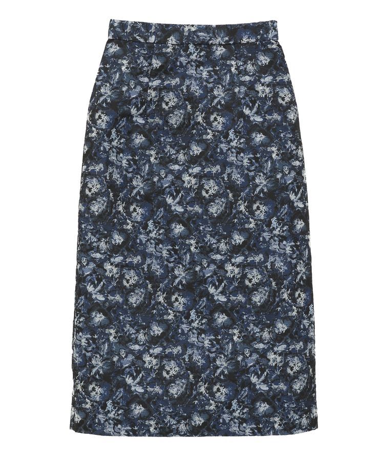 YECCA VECCA「ジャガードナロースカート」|フレア|