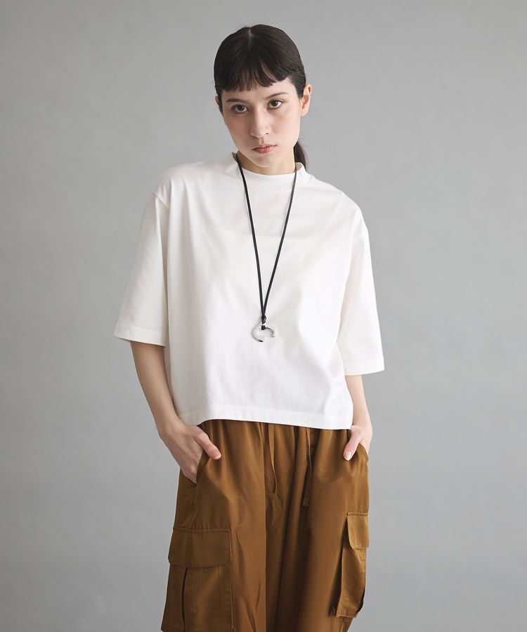 GARAGE OF GOOD CLOTHING「モックネック6分袖プルオーバー」|Tシャツ・カットソー|