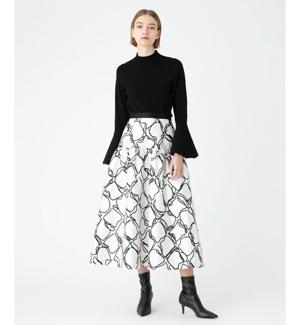 LOULOU WILLOUGHBY「【LOULOU WILLOUGHBY】ランバスチェックスカート」|スカート|