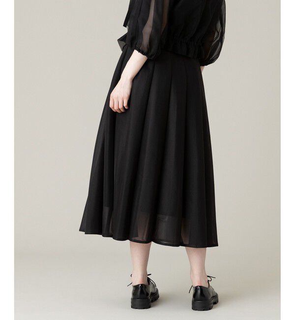 LOULOU WILLOUGHBY「【LOULOU WILLOUGHBY】ダブルラッセルシアースカート」|スカート|