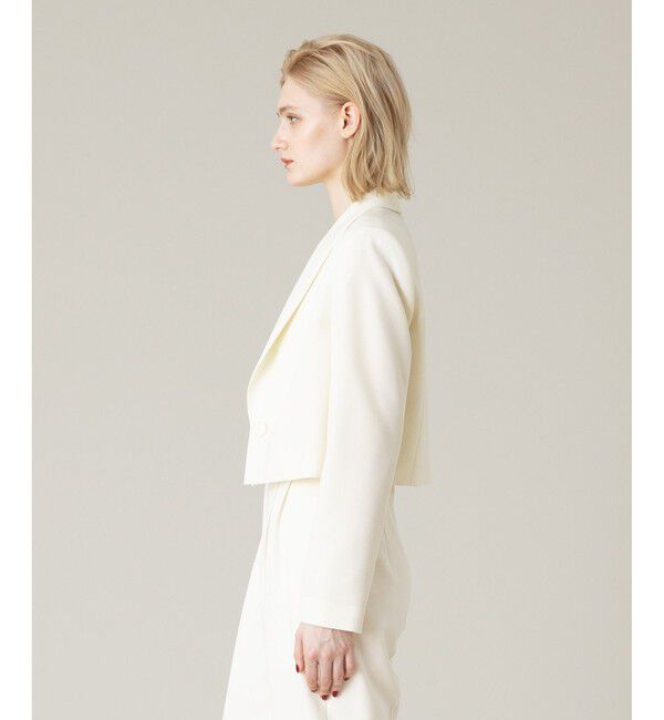 LOULOU WILLOUGHBY「【LOULOU WILLOUGHBY】ルマーノツイルショートジャケット」|テーラードジャケット|